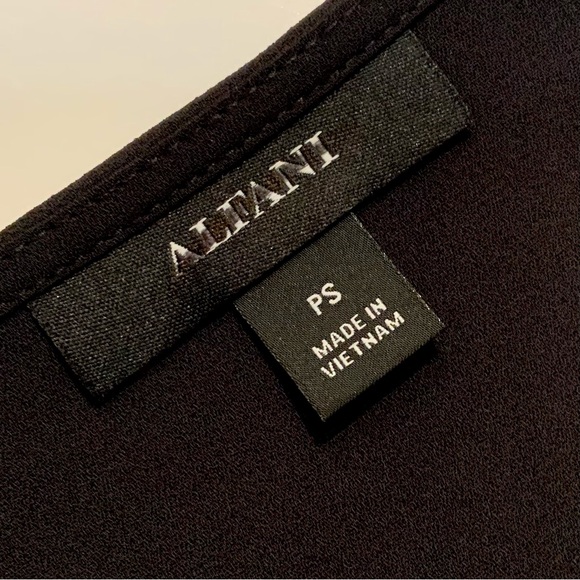 NWT Alfani Black/Gilded Plum Sequin Embellished Top - Picture 9 of 12